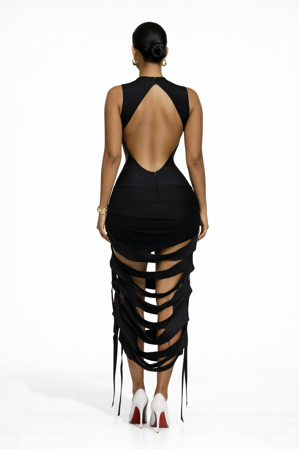 "ALAÏA" Bandage Maxi Dress