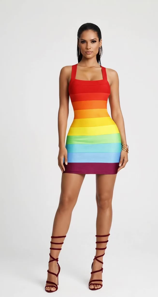 "PRIMS" Mini Dress bandage
